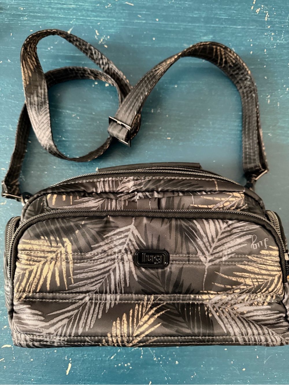 NWOT Rate LUG Trolley Crossbody Bag in Palm Sunset